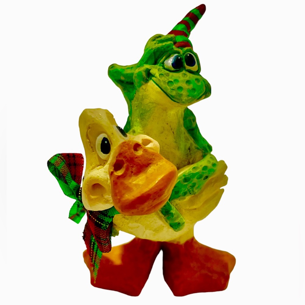 Clearance Sale | Frog and Duck Figurine